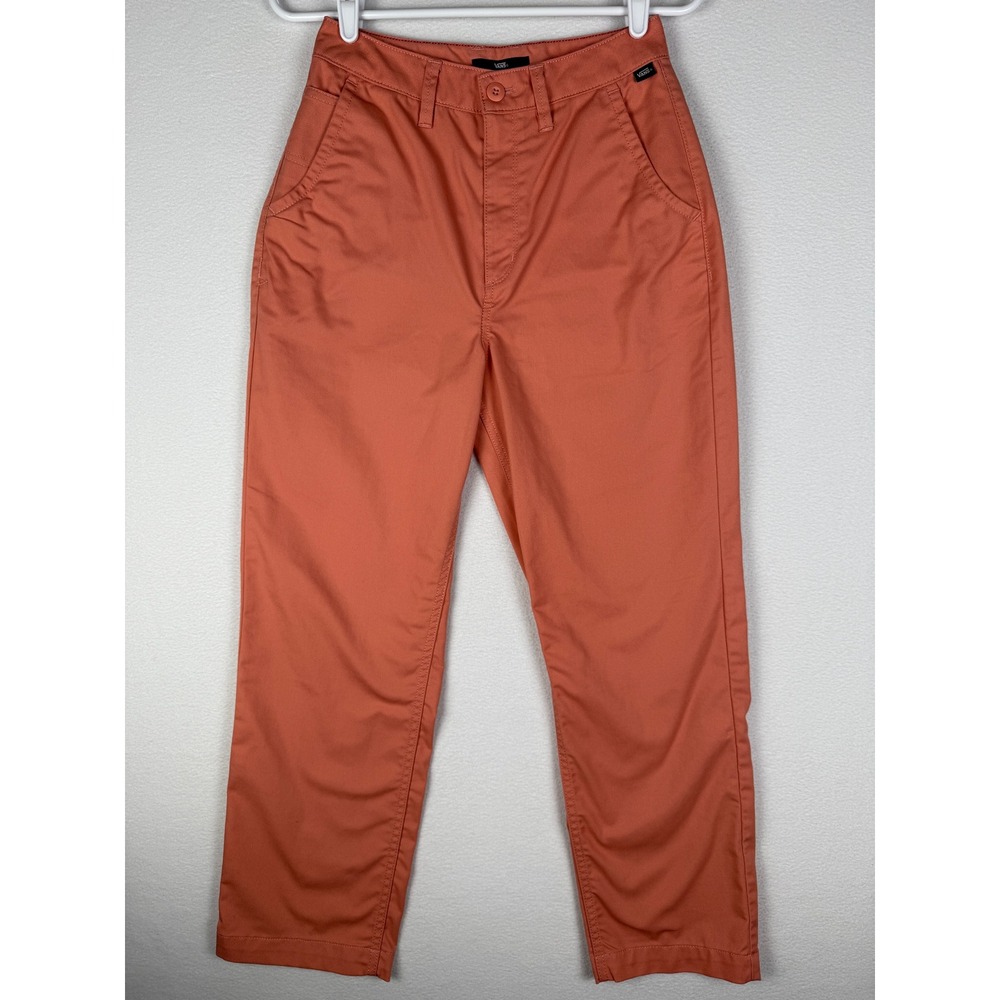 Vans Authentic Skate Pants Womens 26 Terra Cotta Straight Leg Chino VN0A5JP3YZO
